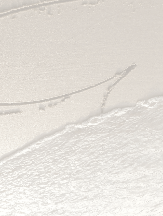 heart on the sand
