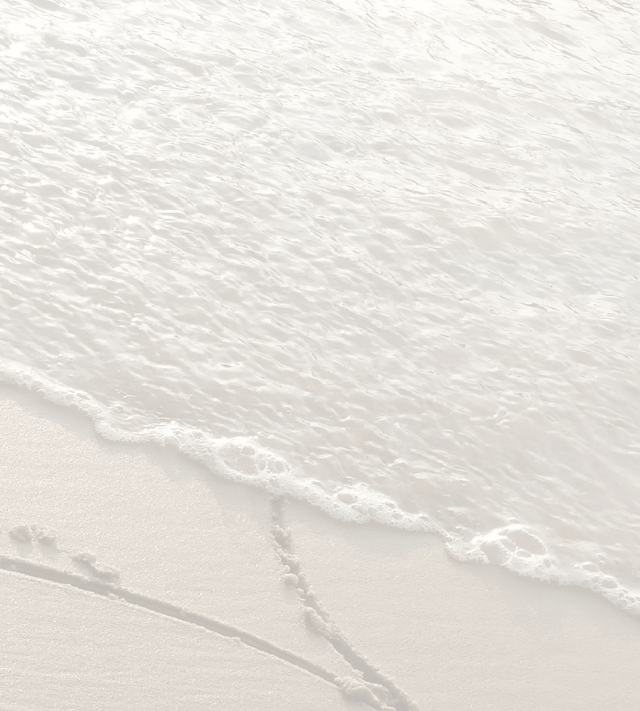 heart on the sand